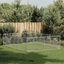 vidaXL Perrera de exterior puerta acero galvanizado plateado 3x2x1 m, , large indicador imagen numero 7