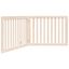 vidaXL Puerta para perros plegable 2 paneles madera de álamo 160 cm, , large indicador imagen numero 6