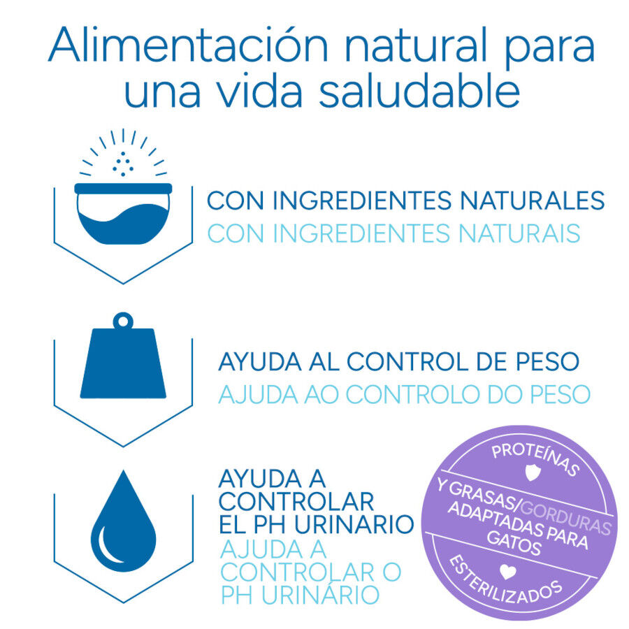 Criadores Cient&iacute;fico Adulto Esterilizado Pollo pienso para gatos, , large Imagen numero 6