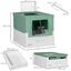 PawHut Arenero Plegable para gatos, , large indicador imagen numero 3