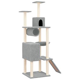 VidaXL Rascador Todo en Uno color gris claro para Gatos