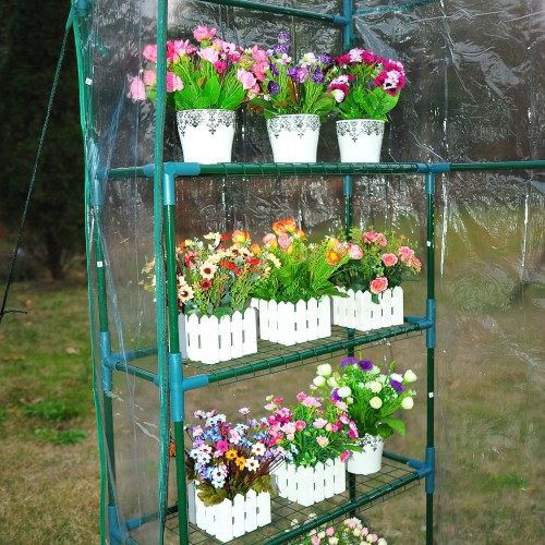 Caseta de jardín para cultivos color Verde thumbnail