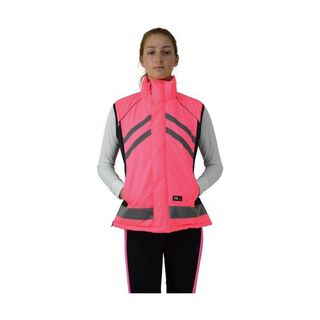 Chaleco acolchado reflectante para adultos color Rosa