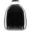Mochila para transporte de mascotas gato, perro o aves Transportín de plástico rígido y tela, , large indicador imagen numero 5
