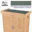 Cobertizo de madera Outsunny para jardín color Marrón, , large indicador imagen numero 4