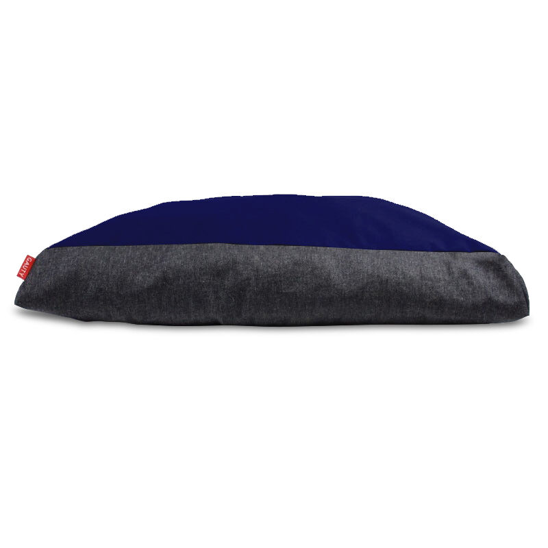 Gauty Cama para Perros y Gatos  Denim e Tela de sarga - Negro y azul oscuro, , large Imagen numero 1