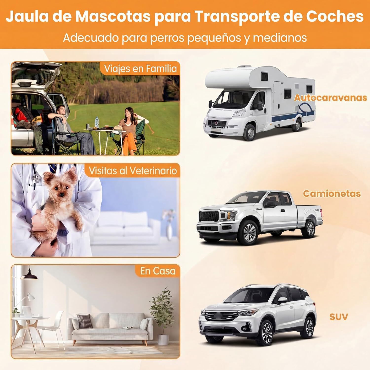 COSTWAY Transport&iacute;n para Perros y Gatos, Jaula para Perros de Aluminio con Cerradura y Separador, Transport&iacute;n de Viaje para Perros Peque&ntilde;os y Medianos, Resistente a Mordeduras, 69,5 x 54 x 50,5 cm, , large Imagen numero 3