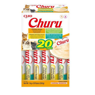 Churu Variedades de Pollo Snack Líquido para gatos