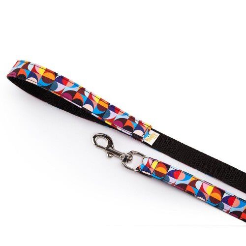 Pamppy retro colors correa de algod&oacute;n y poli&eacute;ster multicolor para perros, , large Imagen numero 2