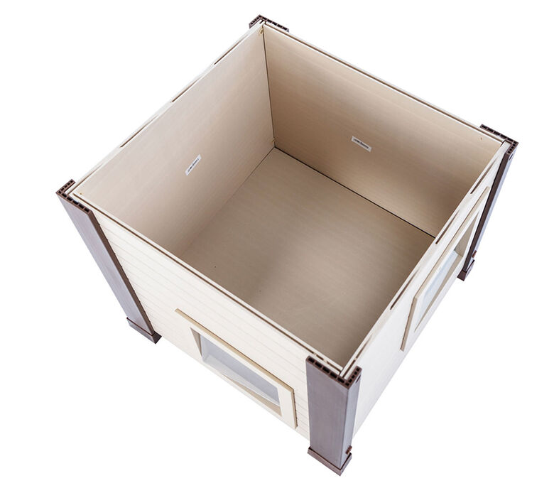 FINCA CASAREJO Casa Noa marrón - Caseta de Interior/Exterior para Gatos thumbnail