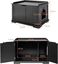 COSTWAY Casita para Gatos, Arenero para Gatos, Casita para Mascotas, Casa para Gatos, Recinto con Hoyo para Gatos, Caja para Animales con Estructura de Madera Resistente (Negro), , large indicador imagen numero 5