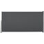 Outsunny Toldo Lateral Retráctil 300x160 cm Pantalla Enrollable Mampara de Privacidad y Protección Solar para Jardín Balcón Terraza Gris, , large indicador imagen numero 1