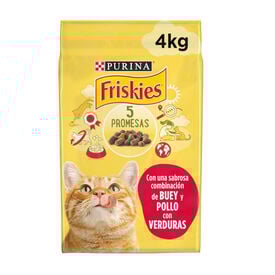 Friskies Adult Buey con Pollo y Verduras pienso para gatos