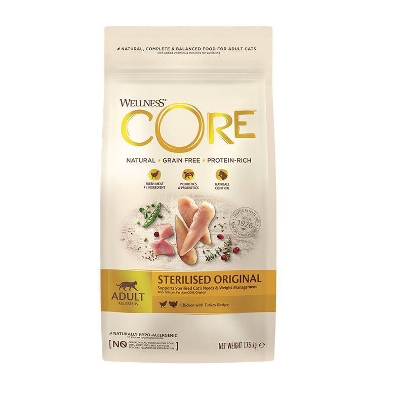 Wellness Core Feline Sterilised pollo y pavo image number null