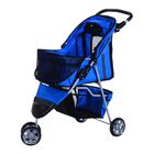 Cochecito plegable PawHut para mascotas color Azul, , large image number null