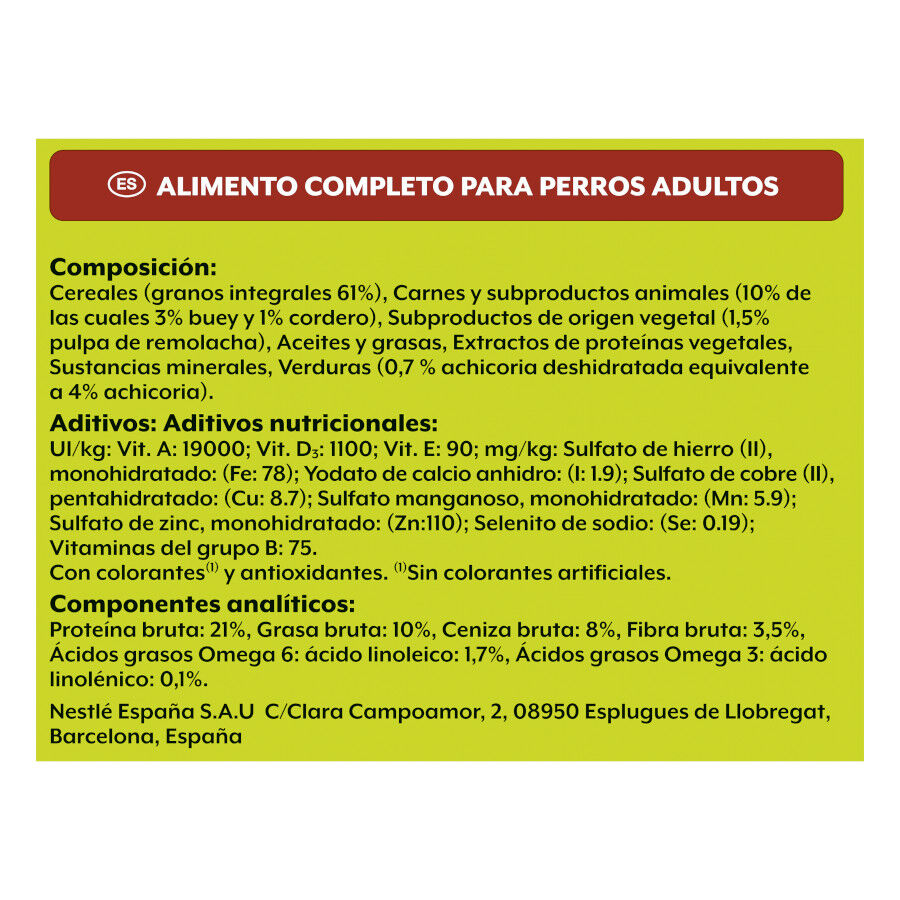 Friskies Digestion Cordero y Achicoria pienso para perros thumbnail