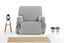 Protector Funda Sillon Sofa 1 Plaza con lazos. Color Gris Oscuro. 1 Plaza (80 - 120 cm), , large indicador imagen numero 6