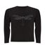 Camiseta unisex libélula color Negro, , large indicador imagen numero 1