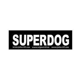 Julius K9 Superdog Etiqueta para arnés de perros