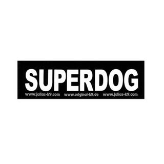 Julius K9 Superdog Etiqueta para arnés de perros