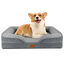 Nobleza Cama Perros Grande, 106x80x17cm, Sofá Perro con Espuma Viscoelástica, Cama Ortopédica Perros Lavable y Impermeable, Colchon Perro Medianos Desenfundable, Gris, , large indicador imagen numero 6