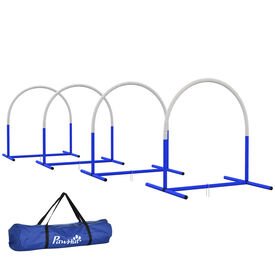 PawHut Conjunto de Entrenamiento Azul y Blanco