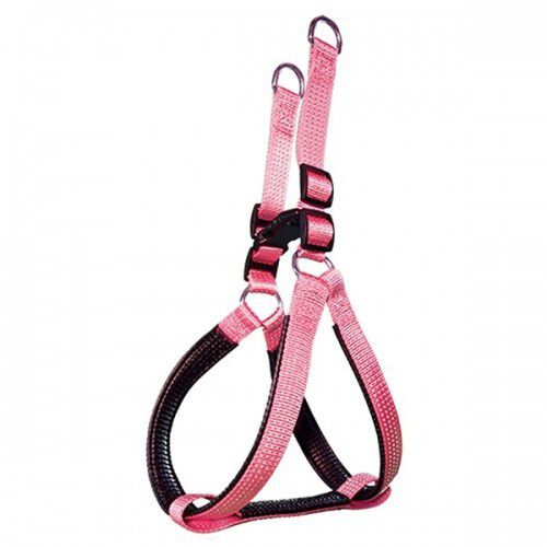 Arnés nylon liso para perros color Rosa