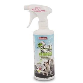 Spray eliminador de manchas y olores Flamingo para mascotas