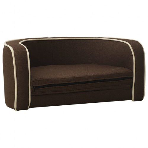 Vidaxl sof&aacute; plagable marr&oacute;n para perros, , large Imagen numero 8