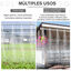 Outsunny Rociador de Agua para Jardines Kit Difusor Sistema de Enfriamiento por Nebulización Diferentes Boquillas Grifo de Latón para Patio al Aire Libre Negro 6m, , large indicador imagen numero 5