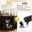 COSTWAY Jaula Esquinera para Perros, Comedero Ajustable con 2 Cuencos de Acero Inoxidable Rotativos 360°, Ahorra Espacio, Multifuncional para Interior, Patas Ajustables, Adecuada para hasta 30 kg, , large indicador imagen numero 4