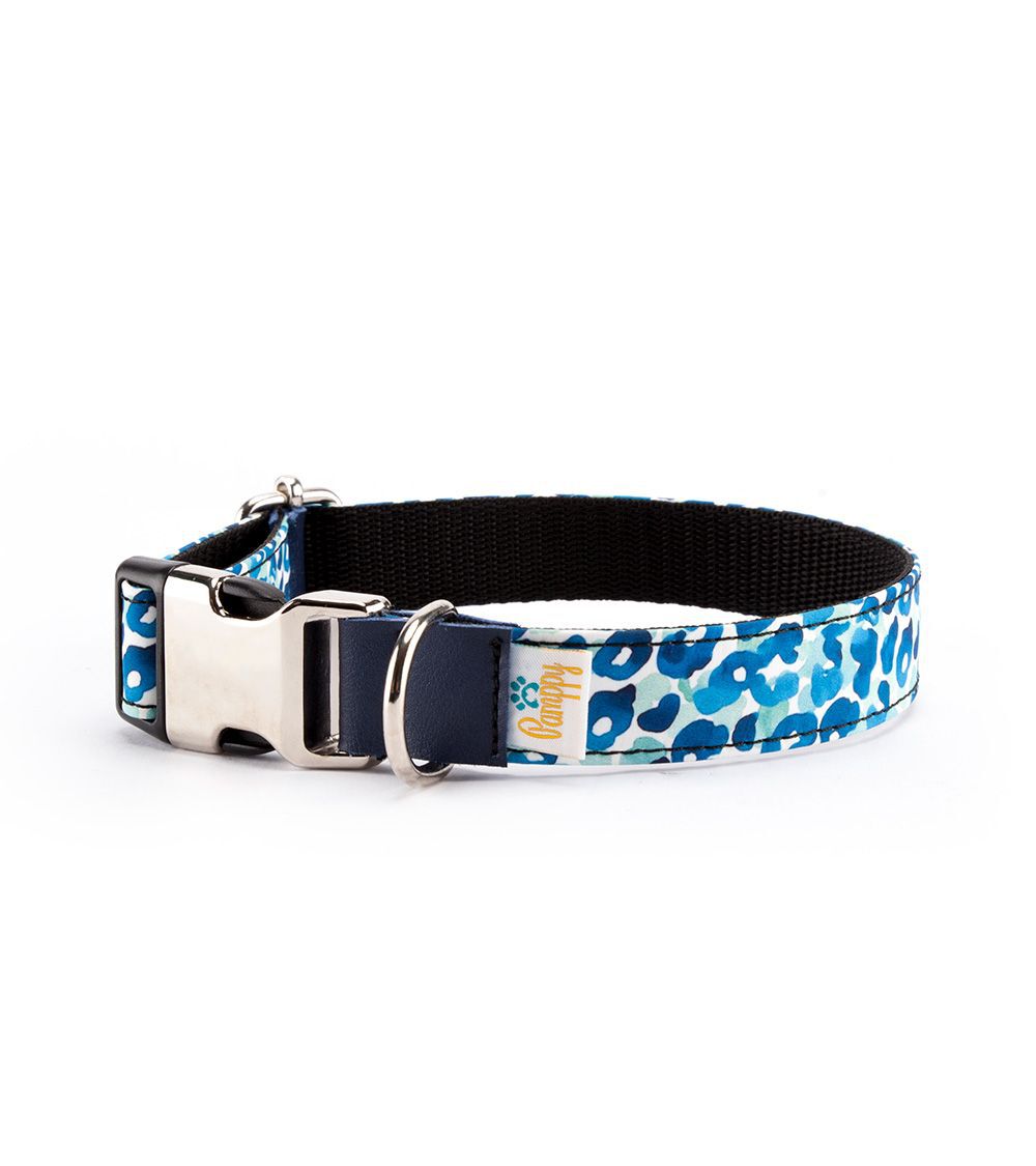 Pamppy funny collar leopardo azul para perros, , large Imagen numero 1