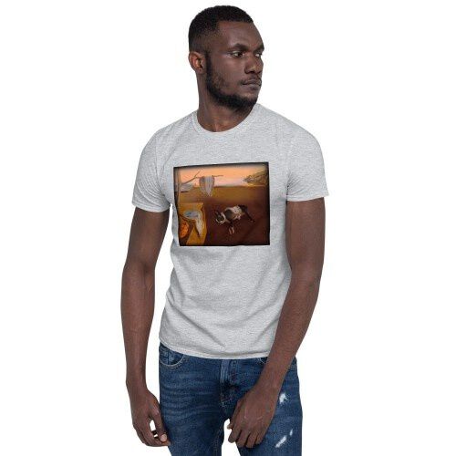 Mascochula camiseta hombre mola dalí personalizada con tu mascota gris thumbnail