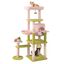 COSTWAY Árbol para Gatos de 148 cm, Torre Multinivel Estética Floral para Gatos con Percha, Condo, Hamaca, Postes y Tablero de Rascado de Sisal, Bolas Colgantes, Centro de Actividades para Gatos de Interior  , , large indicador imagen numero 2