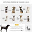 PawHut 3 en 1 Cochecito para Mascotas Carrito para Perros y Gatos Desmontable Bolsa de Transporte Plegable con Cesta de Almacenaje y Frenos Tela Oxford 600D Carga 15 kg 82x49,5x98 cm Negro., , large indicador imagen numero 4