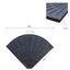 Outsunny Juego de 2 Piezas Base de Sombrilla Parasol Excéntrico Pies Soporte de Sombrilla Banana de Patio Jardín 66x47x4.2cm Resina, , large indicador imagen numero 3