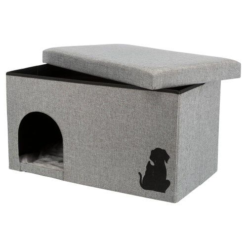 Trixie Kimy Cama Cueva Gris para perros y gatos, , large Imagen numero 2