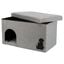 Trixie Kimy Cama Cueva Gris para perros y gatos, , large indicador imagen numero 2