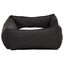 Vidaxl sofá acolchado rectangular con cojín gris oscuro y blanco para perros, , large indicador imagen numero 8