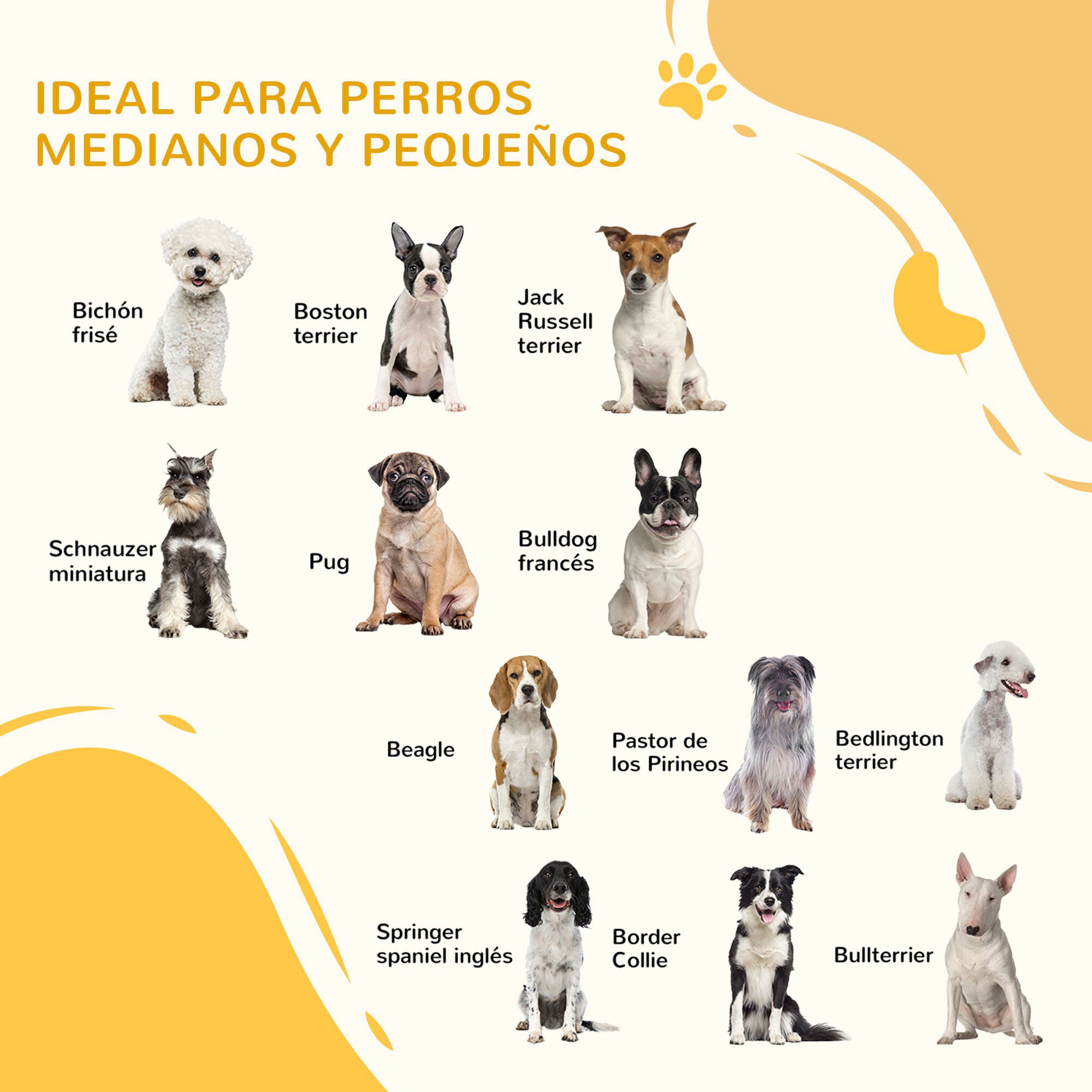 PawHut Barrera de Seguridad para Perros Plegable de 3 Piezas, , large Imagen numero 4