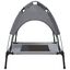 vidaXL Cama para perros con dosel antracita tela oxford y acero, , large indicador imagen numero 8