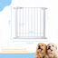 Nobleza - Barrera de Seguridad para Niños con Sistema de Cierre Automático, Sin Necesidad de Taladrar, Barrera de presión para bebés y Perros para escaleras y Puertas, Apertura de 75-82 cm, Blanco, , large indicador imagen numero 2