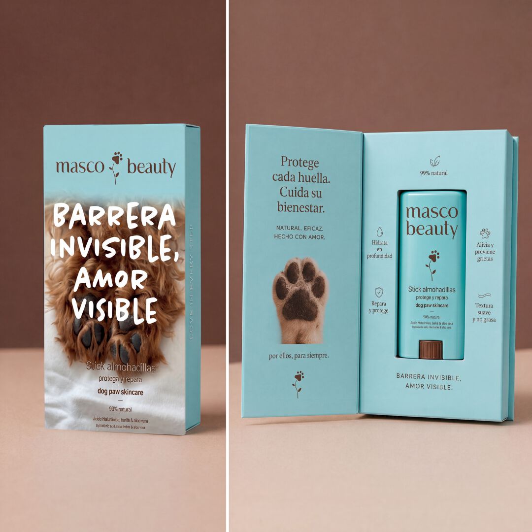 Stick Protector de Almohadillas para perros &middot; B&aacute;lsamo en barra para verano e invierno &middot; Protege del asfalto caliente, el fr&iacute;o, la nieve y la sal &middot; Repara, hidrata y calma las patas &middot; Con Karit&eacute;, Aloe Vera y &Aacute;cido Hialur&oacute;nico &middot; Efecto frescor &middot; 99% natural &middot; Hecho en Espa&ntilde;a, , large Imagen numero 5