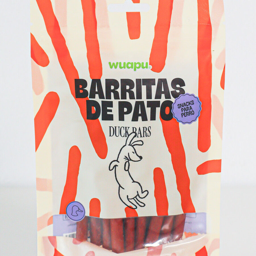 WUAPU SNACK BARRITAS CARNE DE PATO 100GR, , large Imagen numero 3