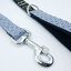 Baona collar zanzíbar de nylon reciclado azul y blanco para perros, , large indicador imagen numero 3