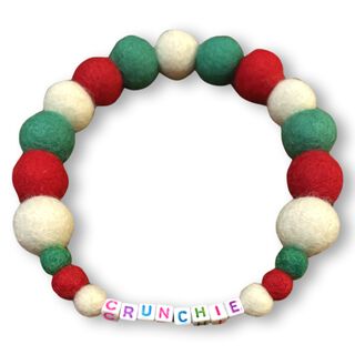 Puppies y Pom Poms Collar Personalizado con Pompones para perros