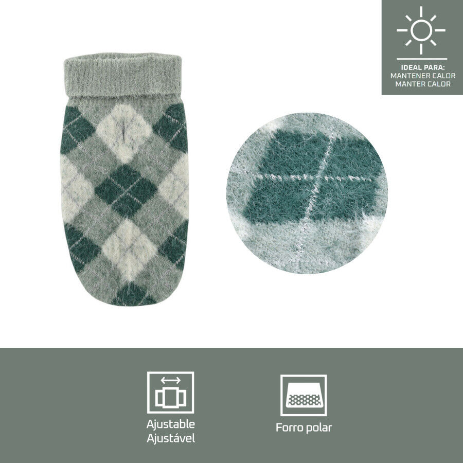 Outech Jersey con Rombos Verdes para perros thumbnail