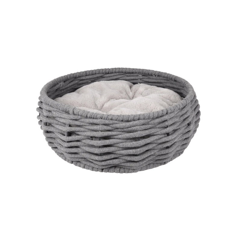 Flamingo Zinzi Redondo Gris cama cuna para perros, , large image number null
