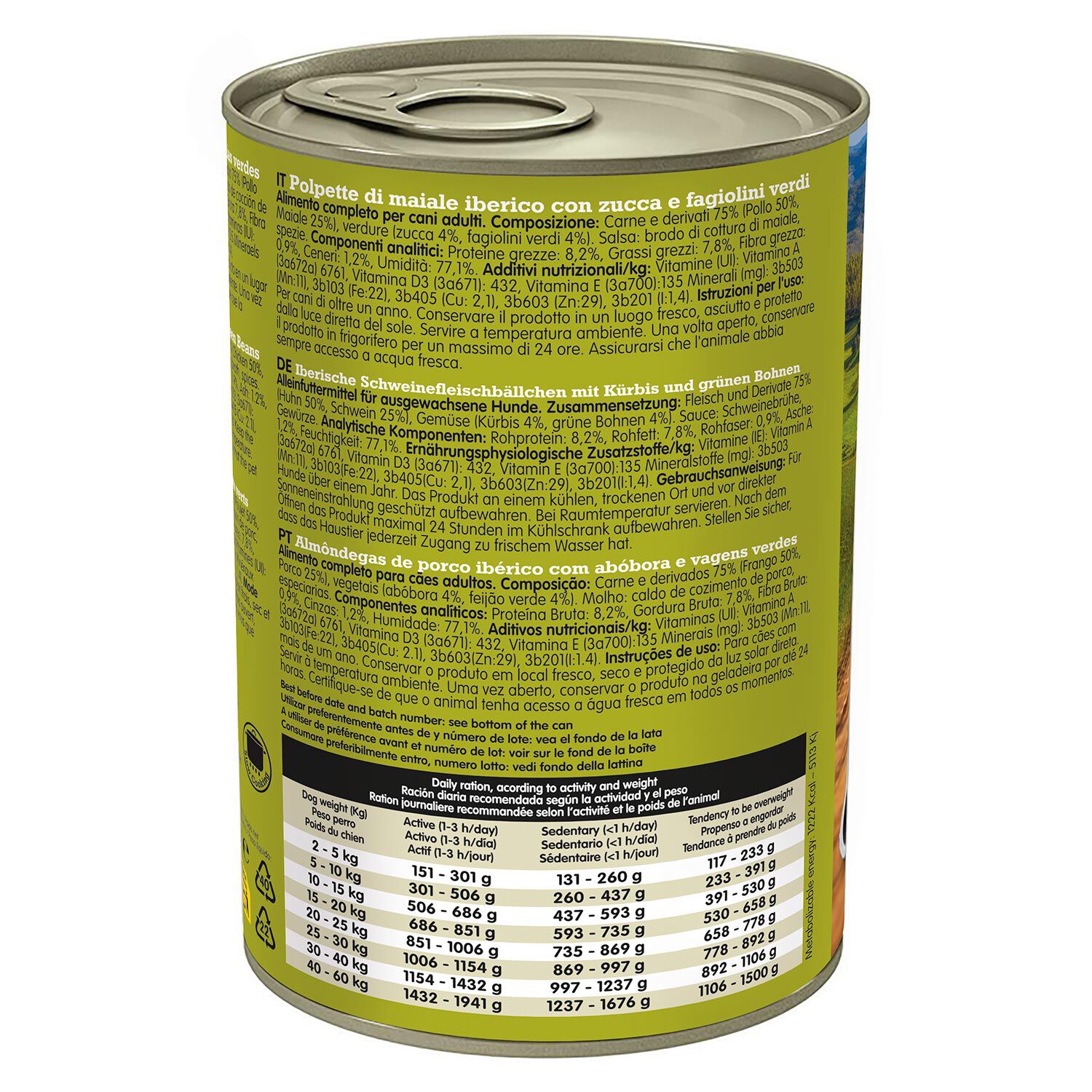 PACK 6 unidades - Fresh Iberian Pork Meatballs - Alb&oacute;ndigas con cerdo ib&eacute;rico, calabaza y jud&iacute;as verdes. - 400g, , large Imagen numero 4