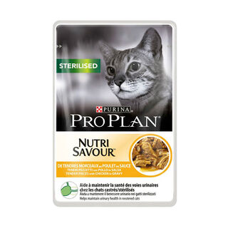 Purina Pro Plan Sterilised pollo sobre para gatos